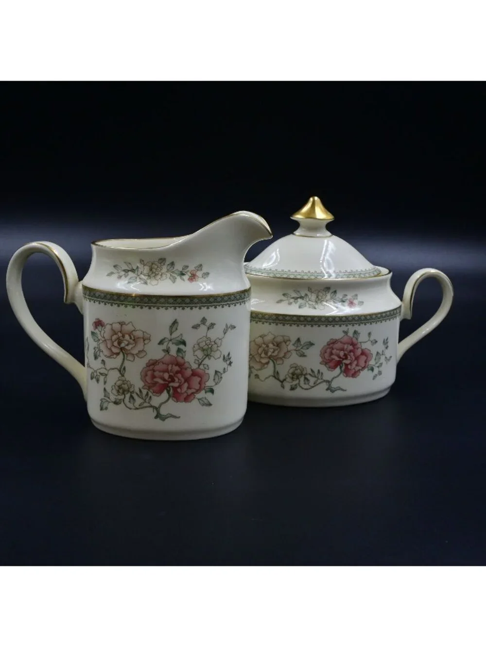 Royal Doulton Minton Jasmine Cream & Sugar Set